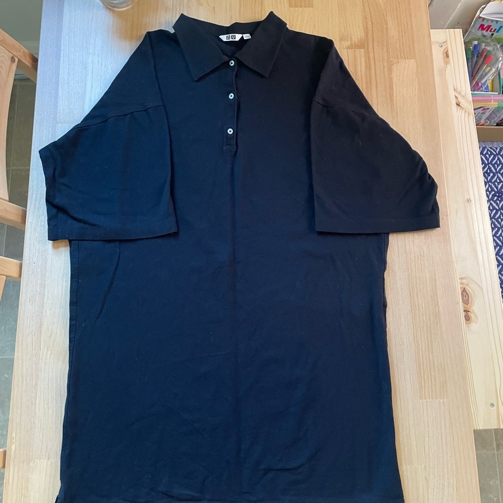 Uniqlo U Oversized Polo shirt dress